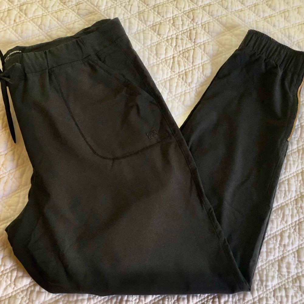 Albion Fit Black Jogger Pants w/Zippers